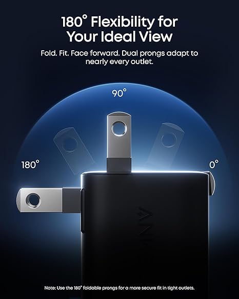 Anker Nano 45W-C Smart Display Gen Fast Charger 180° Foldable